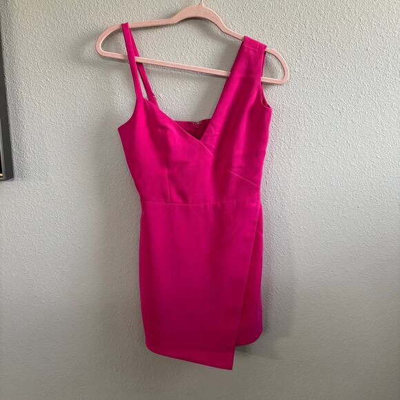 Revolve NBD Adios Assymetrical Mini Dress in Fuchsia Women's Size XXS - Picture 3 of 10